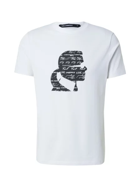 Karl Lagerfeld Tricou negru alb