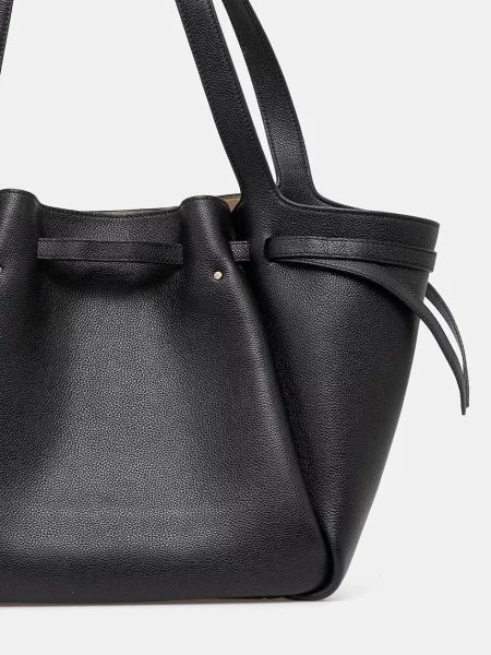 Кожаная сумка Tory Burch черная