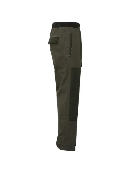 Pantaloni White Sand de catifea cord alb