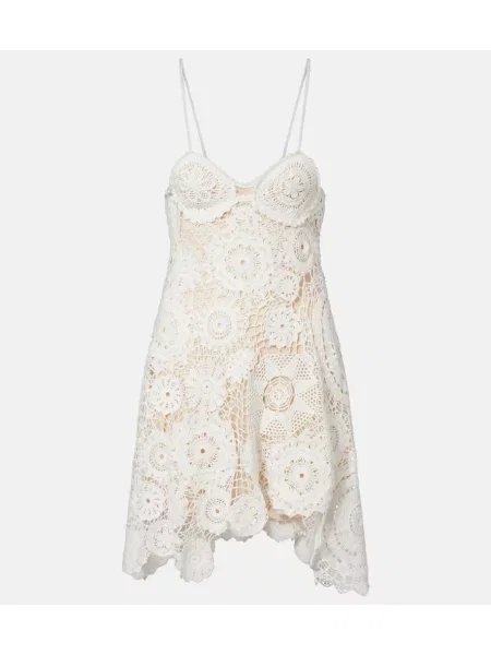 Rochie Self-portrait alb