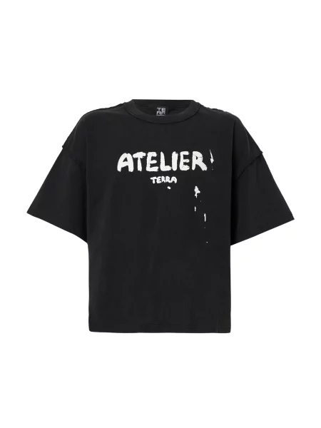 Atelier de roupa Tricou negru alb