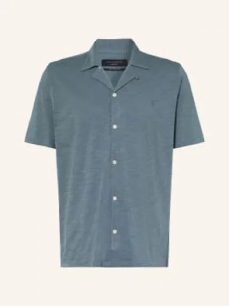 Allsaints Wzorzysta Koszula Robson O Luźnym Kroju blau