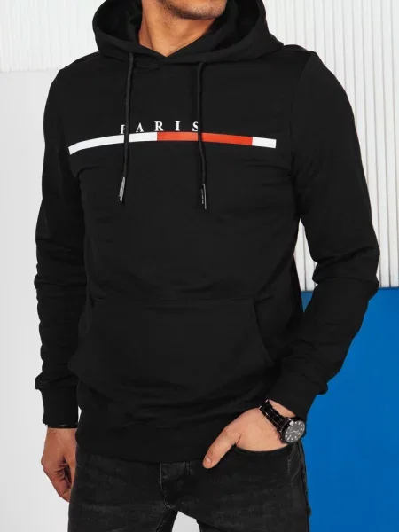 Bluza z nadrukiem Dstreet czarna