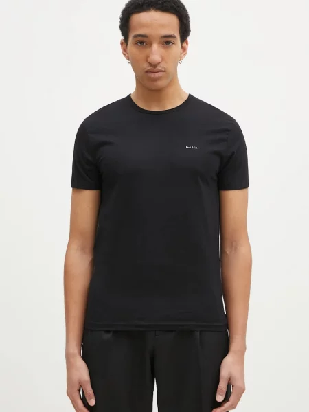 Paul Smith tricou din bărbați melanj negru
