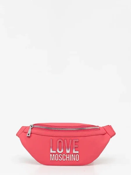 Torbica za okoli pasu Love Moschino roza