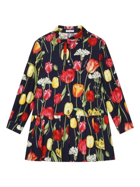 Dětské šaty Dolce & Gabbana černé