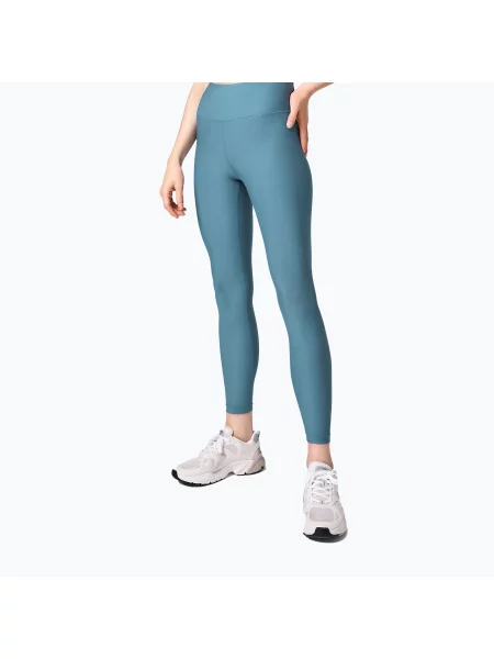 Tréninkové legíny Casall Graphic High Waist modré