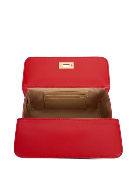 Top Love Moschino cu motiv cu inimi roșu