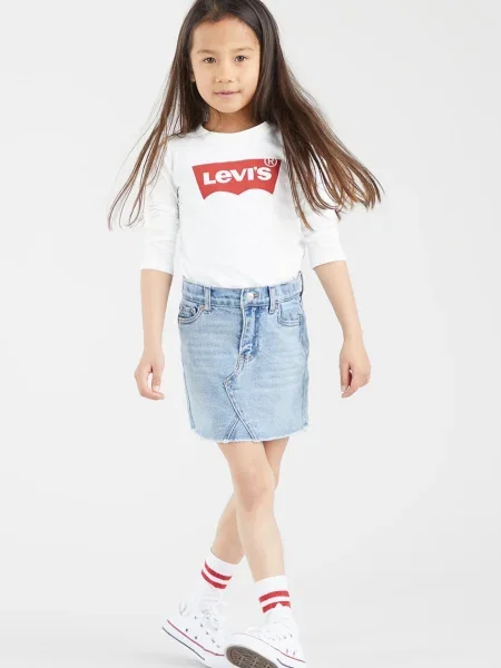 Levi's tričko s dlouhým rukávem bílé