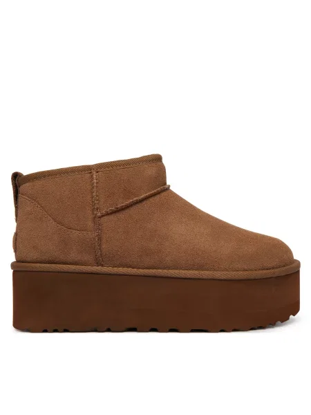 Апрески Ugg W Classic Ultra Mini Platform кафяв