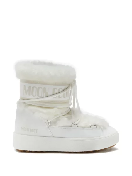 Botki dziecięce Moon Boot białe