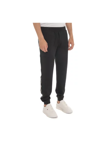 Spodnie dresowe Emporio Armani Ea7 z logo czarne