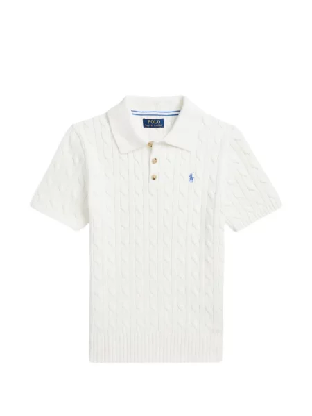 Koszulka polo dziecięca Polo Ralph Lauren biała