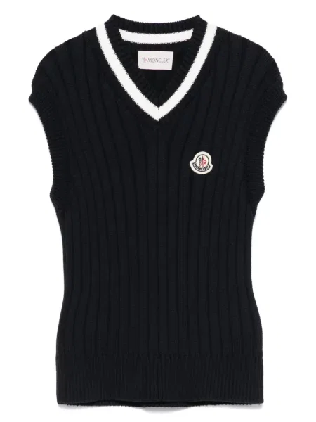 Kamizelka dziecięca Moncler Enfant niebieska