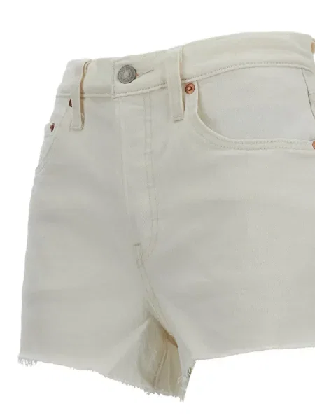 Kołnierzykowy szeroka koszulka Levi's z okrągłym dekoltem biała