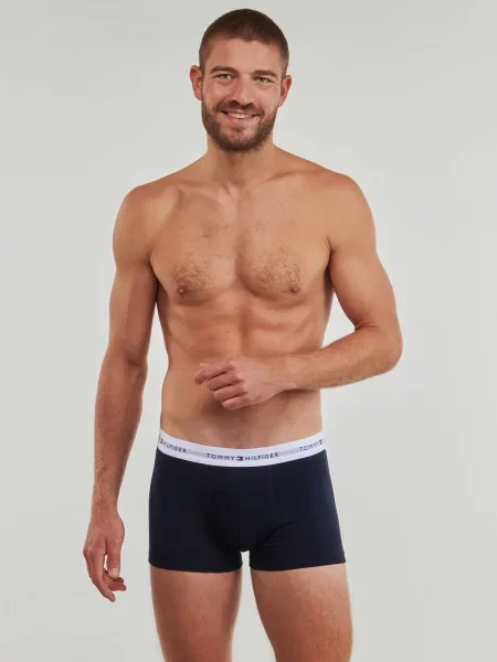 Tommy Hilfiger Underwear Boxeralsók tengerészkék / szürke / piros / fehér fekete