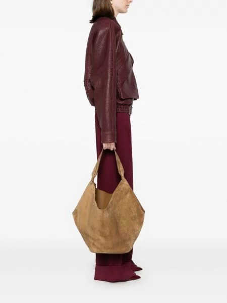 Geantă shopper Khaite maro