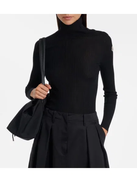 Heláncă Moncler de lână negru