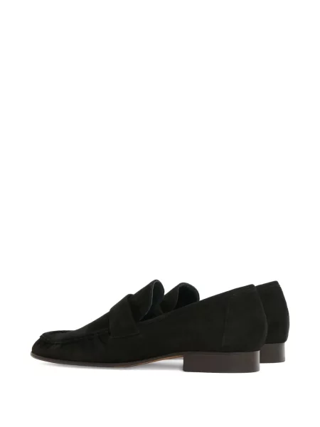 Loafers Mansur Gavriel s volány černé