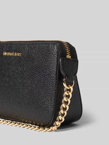 Torba na ramię z aplikacją z logo model Jet Set' Michael Michael Kors czarna