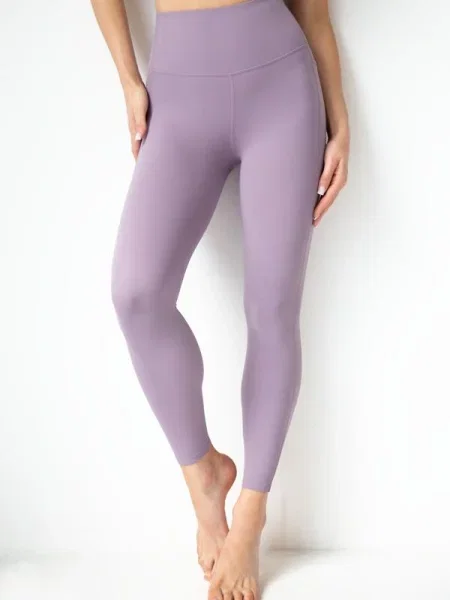 Legginsy sportowe Glow up fioletowe