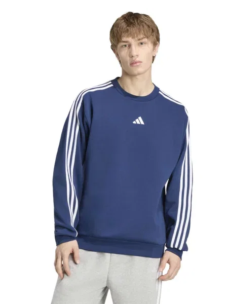 ADIDAS SPORTSWEAR Športová mikina námornícka / biela modrá