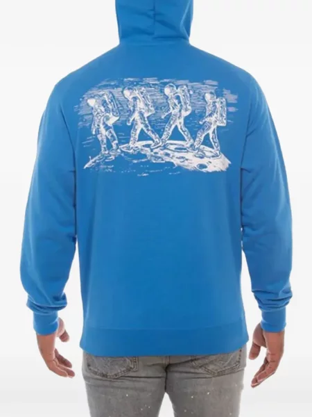 Bluza z kapturem dziecięca Billionaire Boys Club niebieska