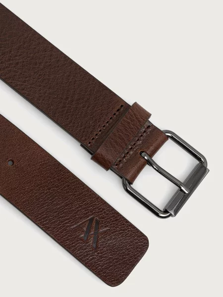 Armani Exchange curea pentru bărbați din piele maro