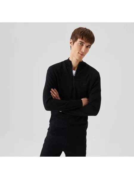 Lacoste Sweter Lacoste czarny