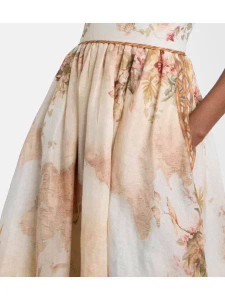 Rochie midi Zimmermann de in cu imagine