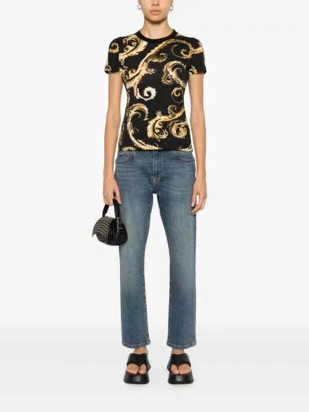 Tričko Versace Jeans Couture černé