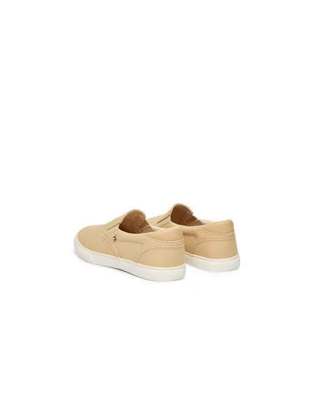 Tenisky Tommy Hilfiger Th Low Profile Slip On béžová
