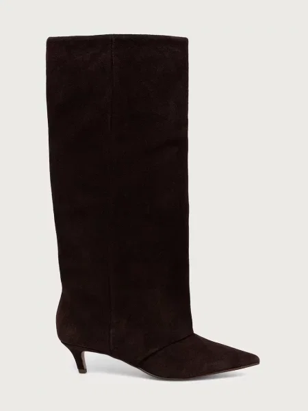 Steve Madden чоботи на низькому підборі замшеві Luca