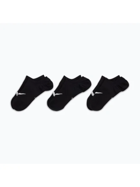 Női zokni Nike Everyday Plus Lightweight Footie 3 pár black/white. Méret: EU fehér