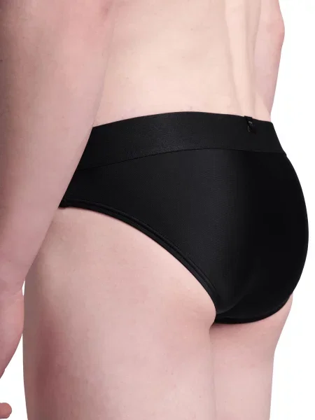 Kąpielówki slipy Arena Bicolore Elastic Brief czarne
