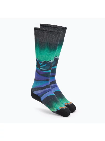 Дамски скиорски чорапи Smartwool Targeted Cushion Compression Print OTC black черно