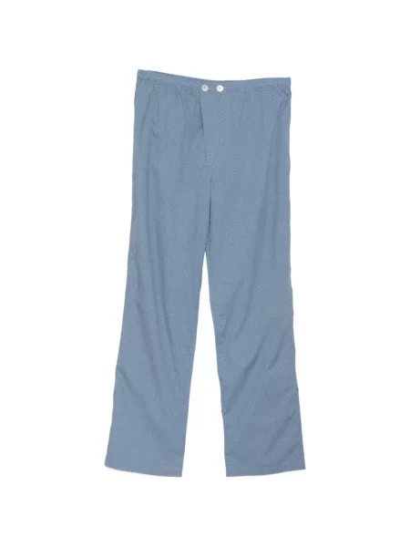 Pantaloni Zegna cu imagine albastru