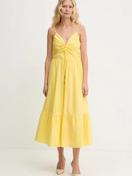MICHAEL Michael Kors rochie din galben