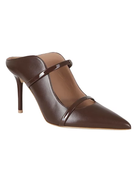Klapki mules Malone Souliers brązowe