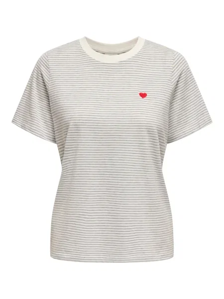 JDY Tricou JDYPISA roșu / negru alb