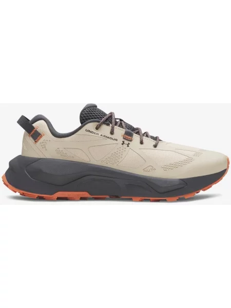 Buty do biegania Under Armour Charged Bandit Trail 4 beżowy pomarańczowy 40 czarny