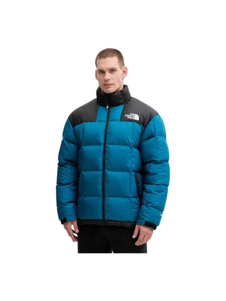 Kurtka puchowa The North Face niebieska