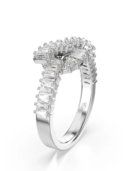 Swarovski inel MATRIX argintiu