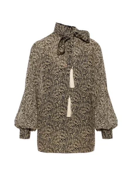 Top Zimmermann cu model floral cu imagine cu legături negru