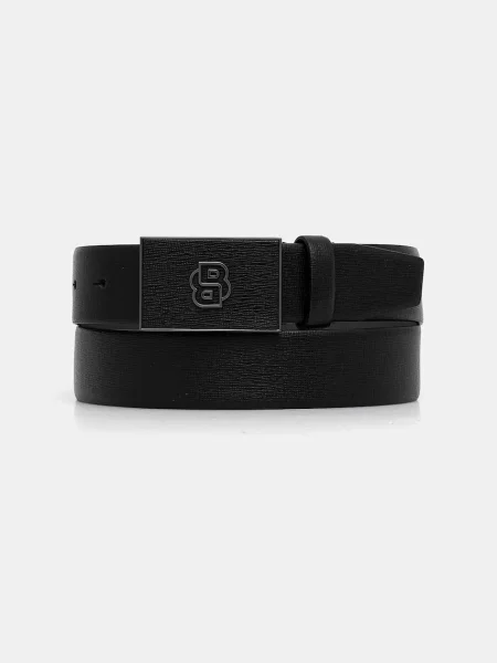 BOSS curea de piele negru