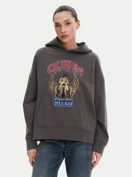 PINKO Bluzy Kobieta XS Len Bluza dla Kobiet szary