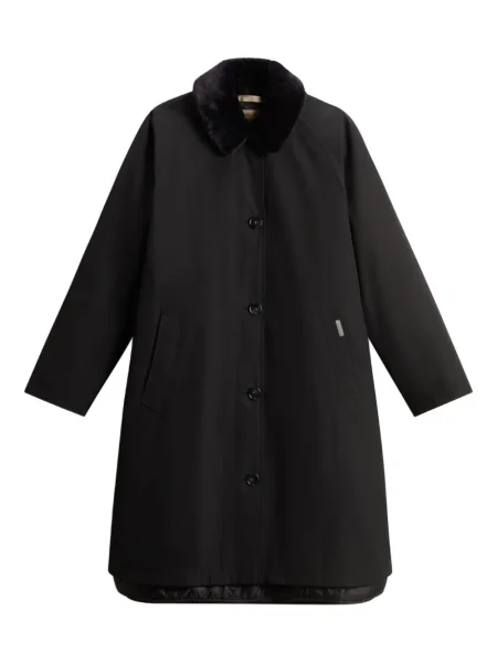 Kołnierzykowy futro Woolrich czarne