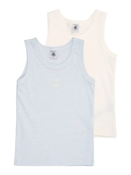 Palton copii Petit Bateau alb