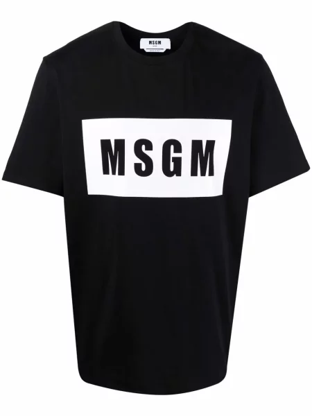 Tricou Msgm cu imagine negru