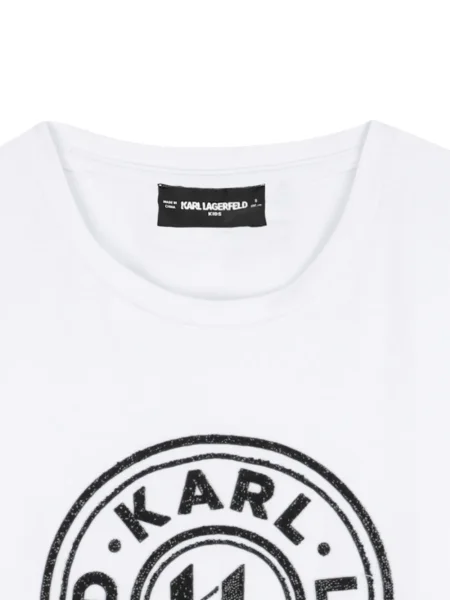 Top dziecięcy Karl Lagerfeld biały